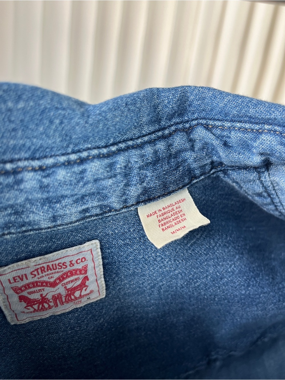 Levi's® Premium ICONIC WESTERN DENIM SHIRT - Picture 6 of 15